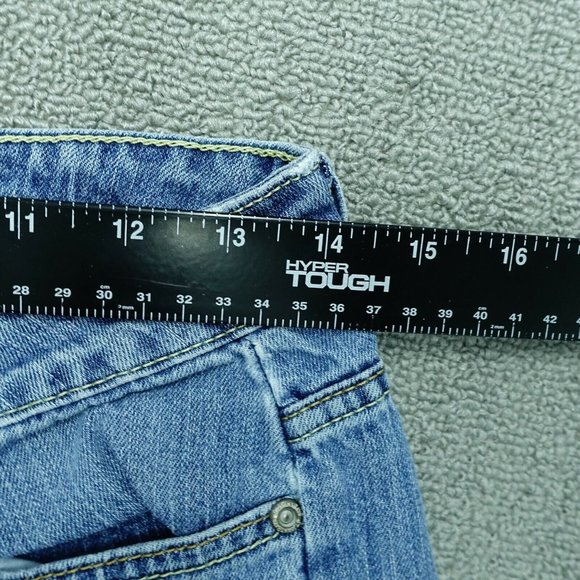 St John's Bay Bootcut Denim Jeans Women Size 6 Long Blue Cotton Blend - Picture 6 of 7